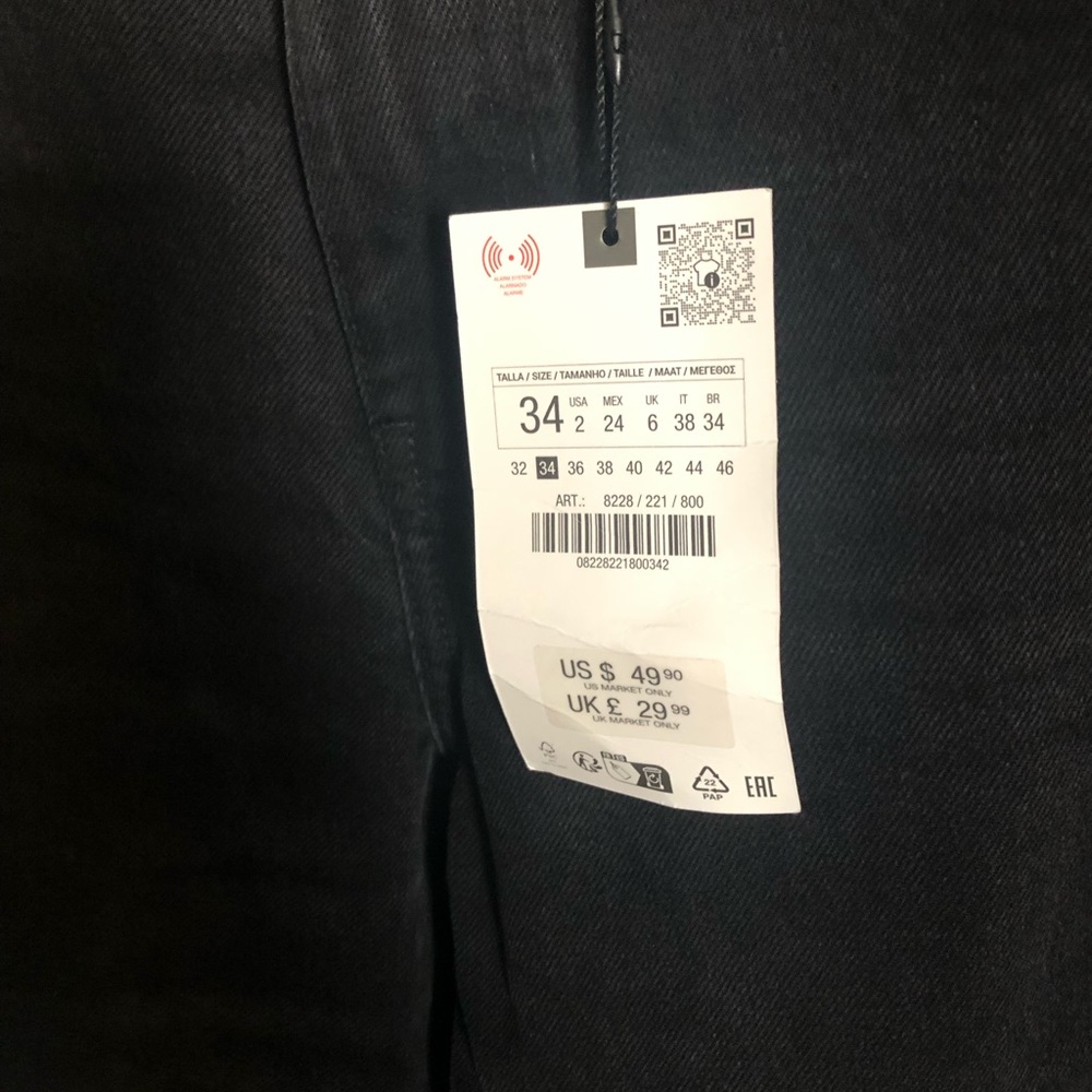 Zara High Rise Jeans - Picture 6 of 7